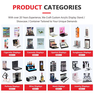 Présentoirs en acrylique transparent sur mesure à 3 niveaux pour parfums, figurines <span class=keywords><strong>Funko</strong></span> <span class=keywords><strong>POP</strong></span> et aliments - Product Image 4