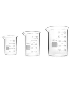 3.3 Borosilicate Griffin Low Form Beaker with Printed Graduation - Product Image 1
