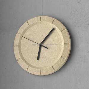 Bảo Vệ Môi Trường Vermiculite Trọng Lượng Nhẹ Im Lặng Trong Nhà Đồng Hồ Treo Tường Cổ Điển Vòng 12 Inch Đồng Hồ Treo Tường Chấp Nhận Biểu Tượng Tùy Chỉnh - Product Image 2
