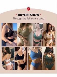 Culottes pour femmes en gros de haute qualité sous-vêtements pour dames tissu de coton ensembles de sous-vêtements de soutien-gorge Sexy - Product Image 3