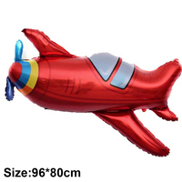 Globos de Aluminio con Forma de Avión, hasta 10 Tamaños, Favoritos de los Niños