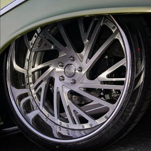 RCSR Custom Sliver 2-Piece 24 26 28 30 Inch <strong>Chrome</strong> Forged Aluminum Alloy <strong>Wheels</strong> Fogiotos Rims for 6 Lug Chevy <strong>Wheels</strong> - Product Image 1
