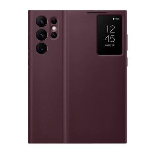 Étui de téléphone à clapet en PU avec fente pour cartes, support, anti-rayures, résistant à la saleté, antichoc, magnétique, design étoile de luxe S25 ULTRA - Product Image 3