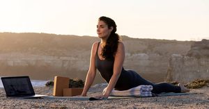Bloc de yoga en liège naturel de qualité supérieure, brique souple pour les exercices d'équilibre sur les mains, améliore la force et la flexibilité - Product Image 3