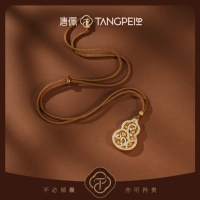 Collier en alliage TANGPEI, élégance artistique en filigrane, nouveau collier gourd ajouré de style chinois, accessoire de mode