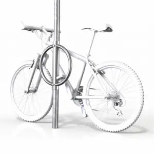 Stan Sepeda Alat Tulis Luar Ruangan Khusus untuk Rak Parkir Sepeda Lantai Taman