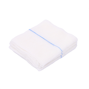 ผ้าก๊อซดูดซับทางการแพทย์แบบปลอดเชื้อ สีฟ้า สำหรับตรวจด้วยรังสีเอกซ์ ขนาด 10x10 ซม. แบบพับได้ ผลิตจากโรงงานผ้าก๊อซเอกซ์เรย์ - Product Image 2