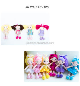 Oyuncak fabrika kişiselleştirilmiş bez özel peluş bez bebek yumuşak amerikan oyuncak bebek oyuncak kız bebek için 25cm - Product Image 5