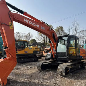 Excavatrice d'occasion Hitachi ZX120 de 12 tonnes, modèle 2022, moteur Isuzu, excavatrice sur chenilles pour l'aménagement paysager et les travaux de terrassement - Product Image 1