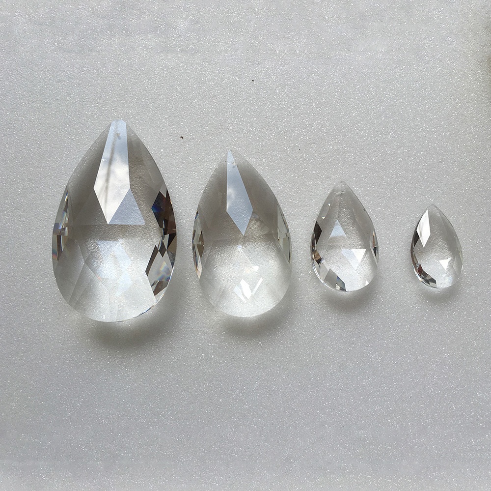 MH-DS0027 частей для люстр из прозрачного стекла с украшением в виде кристаллов слеза Люстра аксессуары Орнамент