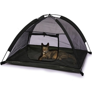 Kleines Katzen-Hunde-Haustier zelthaus Atmungsaktives wasch bares Katzen-Hunde-Haustier zelt mit Netz fenster - Product Image 1