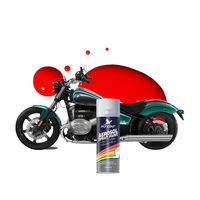 Peinture en aérosol noire Aerosol International pour jantes de moto et de voiture