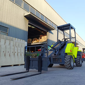 משלוח חינם הביתה <span class=keywords><strong>1</strong></span> טון 2 טון קומפקטית טלסקופית 4 x4 גלגלים מעמיסים עם מנוע הידראולי לשימוש חקלאי - Product Image 2