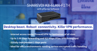 Pare-feu réseau 6 ports LAN AES-NI Ordinateur monocarte Mini PC Sans ventilateur Serveur Linux Routeur VPN pour Pfsense