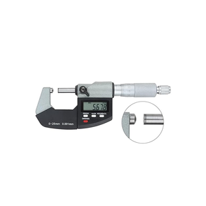 Precisione 0-25mm acciaio indurito micrometro Laser inciso pinza in carburo punte per ingegneria meccanica - Product Image 6