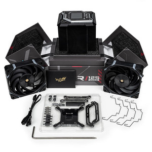 พัดลมระบายความร้อน VALKYRIE R125 VK ARGB ขนาด 12 ซม. พร้อมไฟ ARGB ขนาด 2.5 นิ้ว สำหรับซีพียู รองรับความเร็วสูงสุด 245 วัตต์ ใช้ได้กับคอมพิวเตอร์ตั้งโต๊ะ Intel 115x 1700 2011 และ AMD - Product Image 6