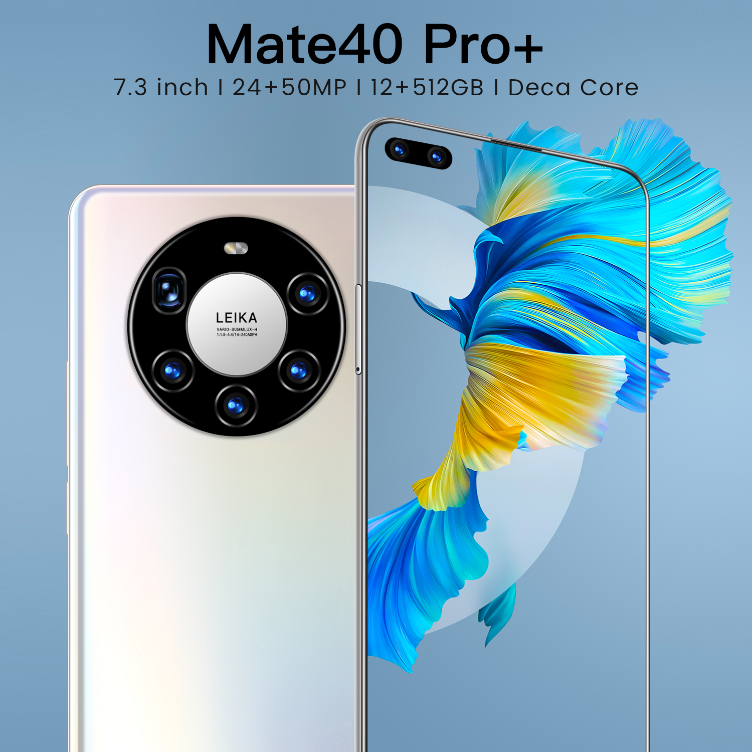 値下げ！HUAWEI Mate 40 Pro+ RAM12GB ROM256GB Huawei Mate 40 Pro Plus 256GB 12GB RAM Factory Unlocked (GSM