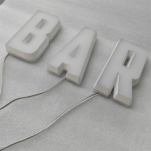 Tùy chỉnh Mini Acrylic <span class=keywords><strong>LED</strong></span> Light signage cho cửa hàng kinh doanh kênh chữ dẫn đăng ký 3D frontlit logo cho trong nhà - Product Image 6