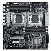 X79 X79-D8 untuk JGINYUE LGA 2011 DDR3 512GB PCI-E 3.0 E-ATX Desktop Motherboard Kualitas Asli