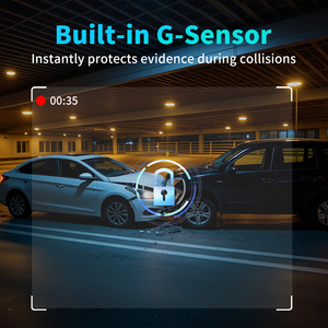 Cámara para Coche Inalámbrica WIFI 2K con Grabación en Bucle y Pantalla LCD, Grabadora Frontal Universal HD con Monitor de Estacionamiento - Product Image 2