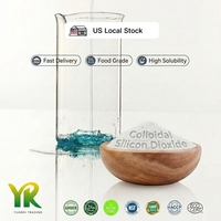 Entrepôt américain : Vente en gros de poudre de dioxyde de silicium colloïdal (silice fumée hydrophile) de qualité alimentaire, 10 kg