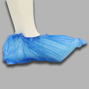 Protège-chaussures jetables Huaxi Sanitary Supplies 37x17cm bleus, épaissis, imperméables pour usage domestique intérieur - Product Image 2