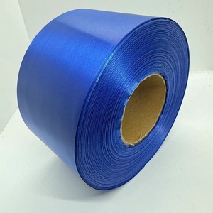Pita Satin Grosgrain Satu Sisi Lebar Sesuai Pesanan 100% Poliester Daur Ulang 200m/gulung untuk Hadiah Natal & Keperluan Dekoratif - Product Image 5