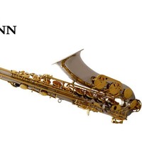 Ilman Professional Drop B Brass Body Nickel Plated Gold Key Saxophone Factory Direct