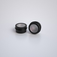 Boîte en aluminium mini de 5 ml/5 g pour huile d'olive, avec fenêtre irisée, pour cosmétiques, lotions, rouges à lèvres, bougies et épices, avec couvercle à vis