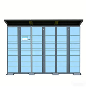 Casillero Inteligente para Paquetes Xinju OEM con Software y Multi-idioma |   Gabinete de Entrega de Paquetes Grandes con Iluminación para Uso en Exteriores - Product Image 5