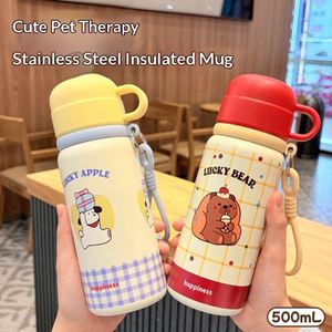 Cute Kids Stainless Steel Vacuum Insulated Water <b>Bottle</b> <b>Flask</b> Tumbler 6-12H Eco-Friendly for Multi-Occasion - Product Image 3