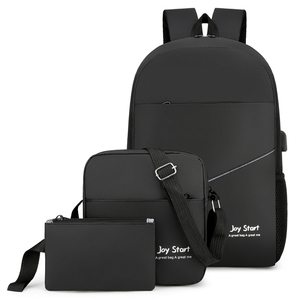 High Quality Student <b>Backpack</b> Fashion <b>Large</b> <b>Capacity</b> Sport <b>Backpack</b> 3Pcs/Set Casual Simple School Bags - Product Image 2