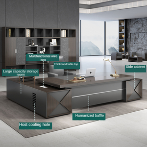 โต๊ะผู้บริหารโต๊ะซีโอโต๊ะเฟอร์นิเจอร์สำนักงาน LBZ13ทำจากประเทศจีน - Product Image 5