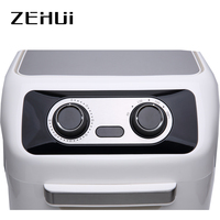 Zehui Usine 12L Four Mécanique Friteuse À Air En Plastique Manuel CE CB GS LFGB ROHS ETL Carré Ménage Friteuse À Air