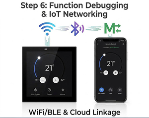 OEM ODM Panneau de contrôle intelligent pour la maison connectée ESP32 4 pouces, écran tactile mural HMI avec RJ45 RS485 pour hôtel intelligent - Product Image 2