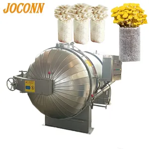 steam autoclaves for oyster mushroom sterilizer retort machine growing sawdust bags vacuum substrate sterilization