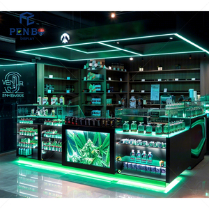 Diseño <span class=keywords><strong>de</strong></span> Decoración Interior Moderna para <span class=keywords><strong>Tienda</strong></span> <span class=keywords><strong>de</strong></span> Cigarrillos, Mostrador Cerrado para Exhibición <span class=keywords><strong>de</strong></span> Cigarrillos - Product Image 3