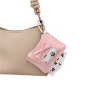 En stock – Distributeur de sacs à déjections canines YY916 de marque YY, en cuir PU, en forme de cuisse de poulet, pochette pour animaux de compagnie