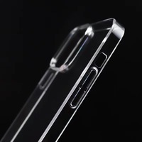 Coque de Téléphone Rigide Transparente Haute Clarté en PC Anti-Choc pour iPhone 13 14 15 16 17 Pro Max