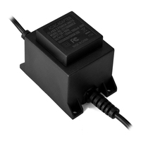 Transformateur extérieur 110/120V AC 12V/5A 60W pour éclairage paysager LED, étanche, convertisseur d'alimentation basse tension à brancher