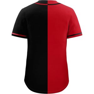 2025 Men's Plain Baseball Jersey for Women Adults Breathable Button <b>Down</b> Softball Wear Personalized Hip Hop Style - Product Image 1