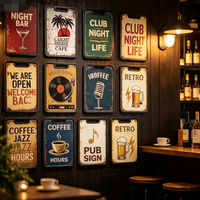 Rustikales Vintage-Blechschild Bier Metallposter Plakette Individuelle Wanddekoration für Männerhöhle Bar Pub Club Großhandel Maßanfertigung