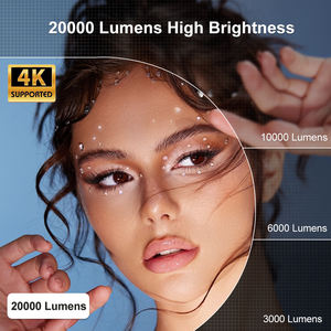 FlixTone D8W supporto aggiornato 4K proiettore Home Theater nativo 1080P Full HD Smart Video Auto Focus Video film Cinema - Product Image 3