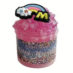 Foreign Trade Cross-border for 6pcs Rice Grain Mud Set <b>Slime</b> <b>Kit</b> 70ml Cartoon <b>Slime</b>, Colored Mud Crystal Mud - Product Image 3