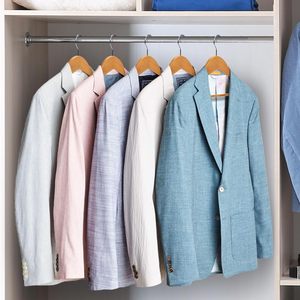 Wood <b>Hangers</b> with Shoulder Grooves Durable Slim Coat <b>Hanger</b> with 360-Degree Rotatable Hook Premium Custom Wooden <b>Hangers</b> - Product Image 2
