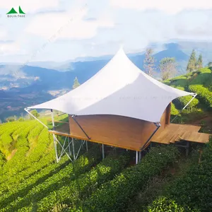 Производитель Bolin, огнеупорная Роскошная индивидуальная туристическая палатка для отдыха на природе