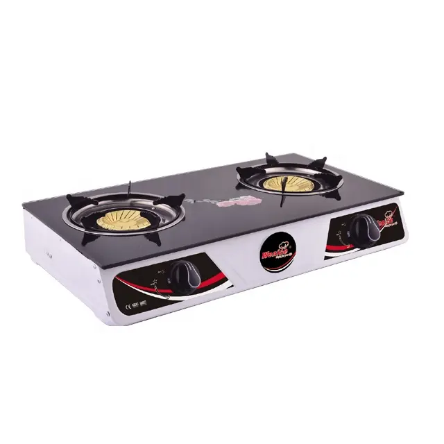 Top Rank China Marca Home Kitchen Appliance 2 Queimador Fogão A Gás Cooktop