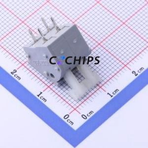 256-402 Spring Terminal Block Through hole Component (THT),P=5.08mm Connector 5.08mm Gray Through Hole 2P - Product Image 2