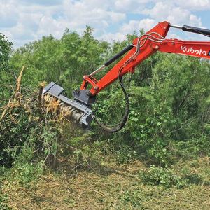 Printoth ekskavator Mini lampiran hutan pertanian untuk ekskavator dengan ekskavator Mulcher kepala mulsa - Product Image 5