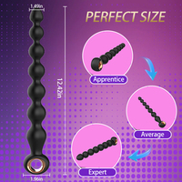 7-teiliger gerippter Silikon-Analplug-Vibrator mit 10 Vibrationsmodi, Dildo, Prostatamassagegerät, Sexspielzeug für Erwachsene, für Männer, Frauen, Paare